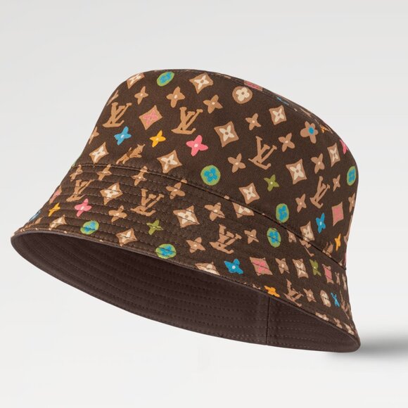 NEW Louis Vuitton by Tyler, the Creator Monogram Craggy Reversible Bucket Hat - Picture 2 of 7